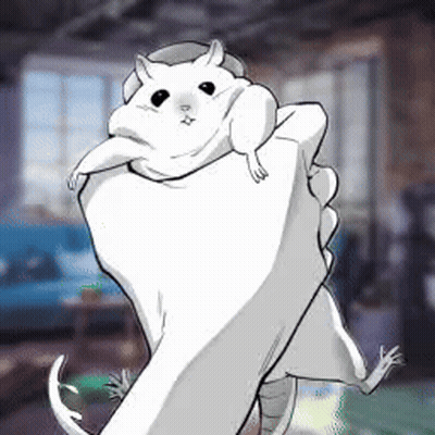Person Holding Mouse GIF