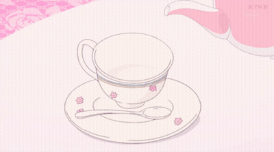 Person Holding Mug Saying Too Much GIF