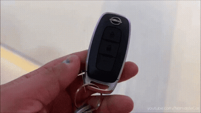 Person Holding Nissan Key GIF