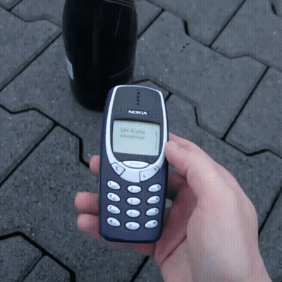 Person Holding Nokia Cell Phone GIF