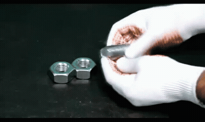 Person Holding Nut And Bolt GIF