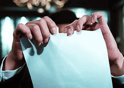 Person Holding Paper GIF