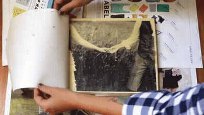 Person Holding Paper Saying Abel GIF