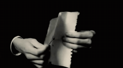 Person Holding Paper Saying I Love You GIF