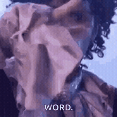 Person Holding Paper Saying Word GIF