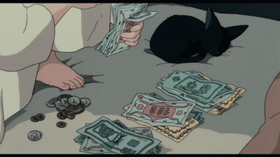 Person Holding Pen Over $100,000 GIF