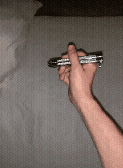Person Holding Pen With Freedom GIF