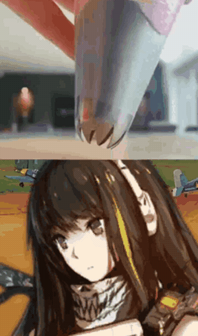 Person Holding Pencil Beside Girl Picture GIF