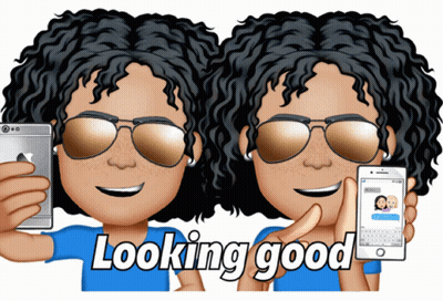 Person Holding Phone Looking Good GIF