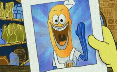 Person Holding Picture Of Cartoon Character Mai GIF