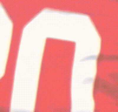 Person Holding Red Item With Number 7 GIF