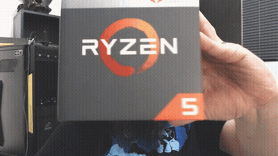 Person Holding Ryzen 5 Box GIF