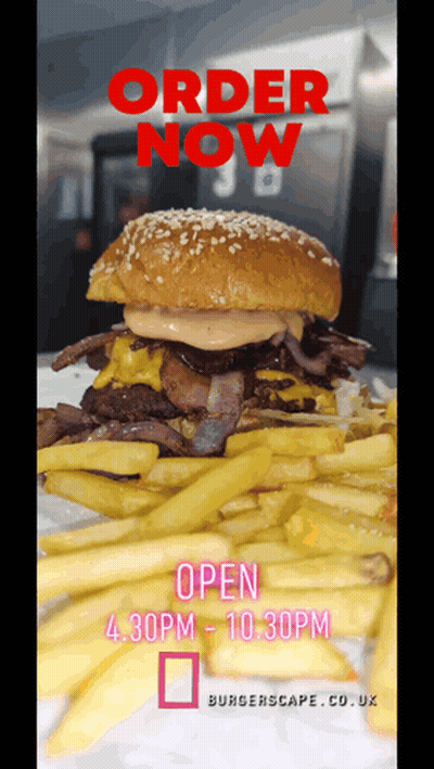 Person Holding Sesame Seed Hamburger GIF