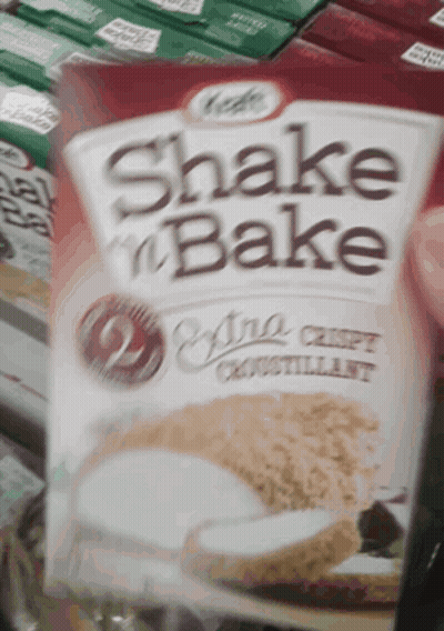 Person Holding Shake 'N Bake Package GIF