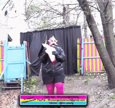 Person Holding Sign Saying Please Donate GIF
