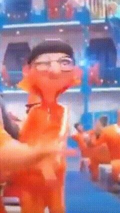 Person Holding Stuffed Animal In Store GIF
