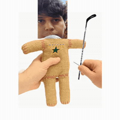 Person Holding Stuffed Doll Stars GIF