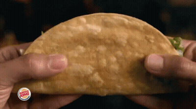 Person Holding Taco GIF