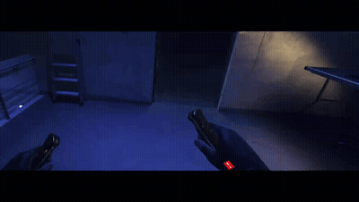 Person Holding Two Knives With G Sticker GIF