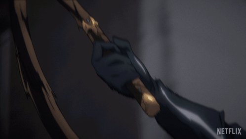 Person Holding Vacuum Cleaner In Dark Room GIF