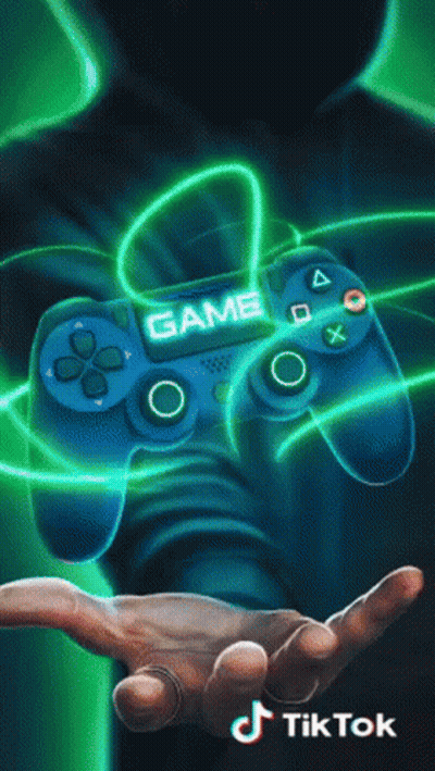 Person Holding Video Game Controller Saying Game GIF