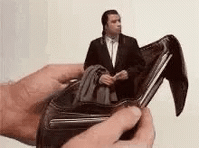 Person Holding Wallet With Man In Suit Picture GIF