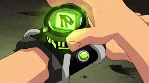 Person Holding Watch With Green N GIF