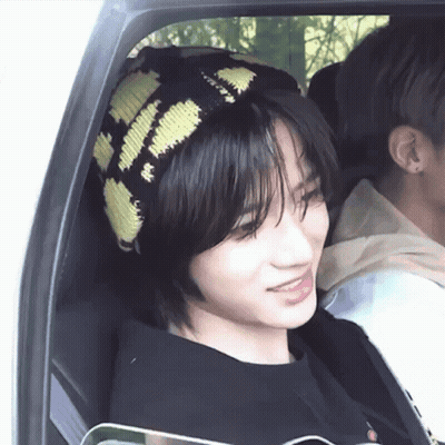 Person In Beanie Sitting In Car GIF