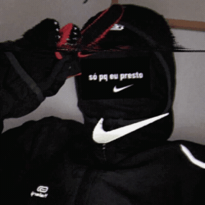 Person In Black Nike Jacket And Hat GIF