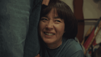 Person In Blue Care Bears Sweatshirt Giving High Five GIF