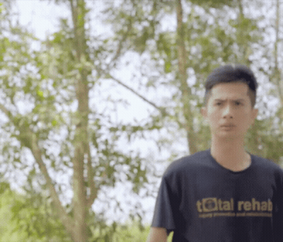 Person In Blue Hoodie With Globe GIF
