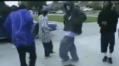 Person In Blue Jacket With G GIF