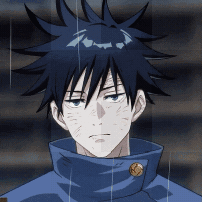 Person In Blue Jacket With Gold Button GIF