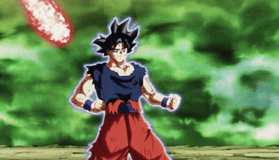 Person In Blue Shirt With Chest Hole GIF