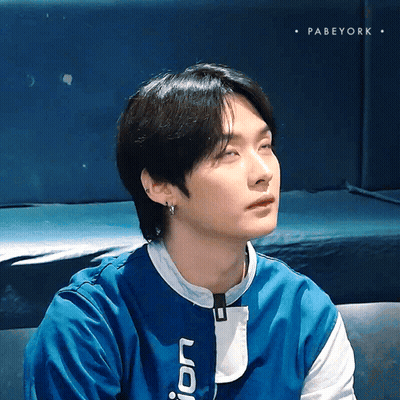 Person In Blue Shirt With Letter J GIF