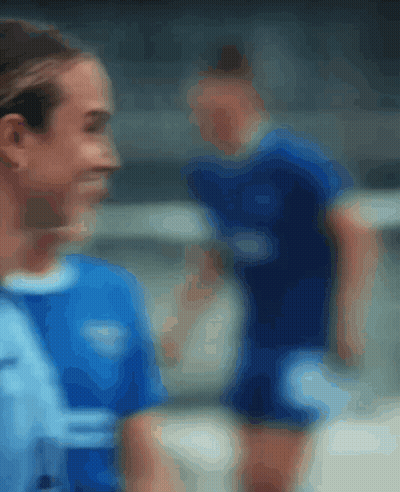 Person In Blue Shirt GIF