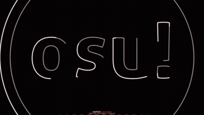 Person In Bunny Ears And Hoodie Saying Hop On Osu GIF