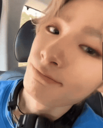 Person In Car With Headphones GIF
