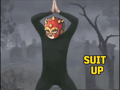 Person In Dinosaur Costume Suit Up GIF