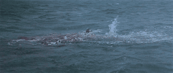 Person In Distress Drowns In The Ocean GIF