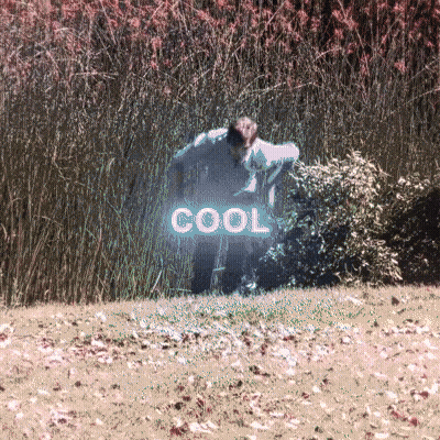 Person In Field With Cool Glow GIF