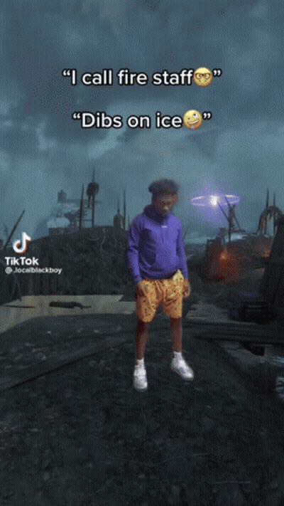 Person In Front Of Circle Saying Wind Staff Mfs GIF