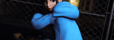 Person In Front Of Pokémon Champions Sign GIF