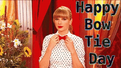 Person In Glowing Green Bow Tie GIF