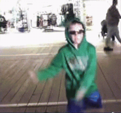 Person In Green Nike Sweatshirt GIF