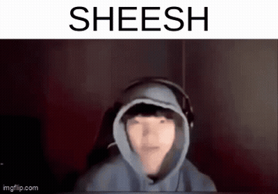 Person In Headphones And Sheesh Hoodie GIF
