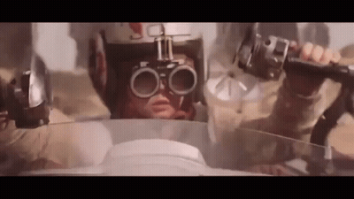 Person In Helmet And Goggles Driving Motorcycle GIF