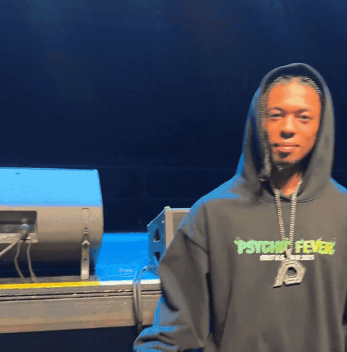 Person In Hoodie Saying Psychic Fever GIF