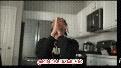 Person In Kitchen @Kingblitzmusic GIF