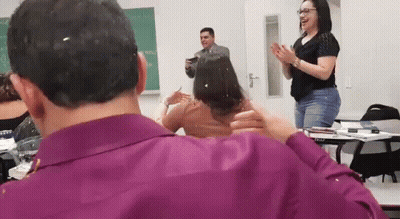 Person In Leather Jacket With Chains GIF